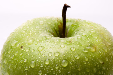 isolated green apple