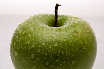 isolated green apple