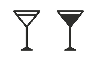 Cocktail - vector icon.