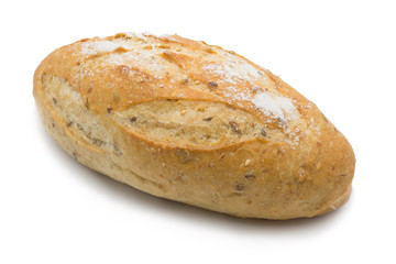 Bread isolated on white background