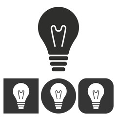 Lamp - vector icon.