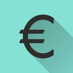 Euro - vector icon.