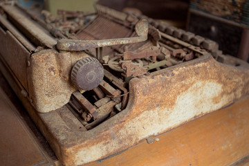 Old typewriter