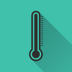 Thermometer - vector icon.