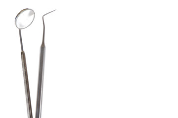 Dental mirror and dental sonde