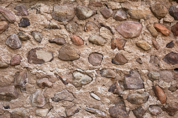 Old weathered concrete wall