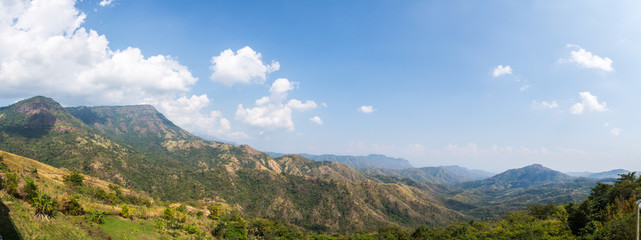 Beautiful landscape on mountain with nice sky © abzolutewin