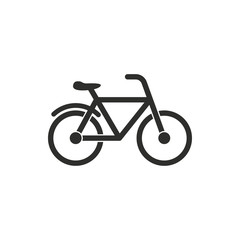 Bicycle - vector icon.