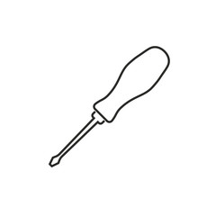 Screwdriver  - vector icon.