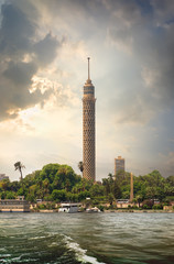 TV tower and Nile © Givaga