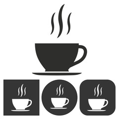 Coffee  - vector icon.