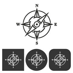 Compass  - vector icon.