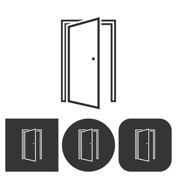 Door  - vector icon.