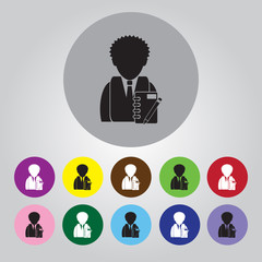 businessman with notebook