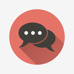 Chatting - vector icon.