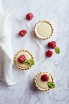 Delicious raspberry tart