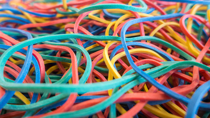 Colored rubber bands