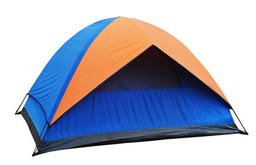 blue Tent isolated