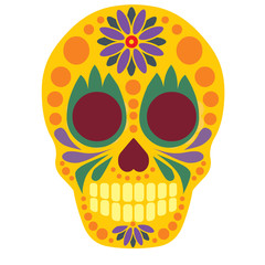 Holy Death, sugar skull, grunge.vintage design t-shirts