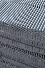 close-up texture of concrete roof tile