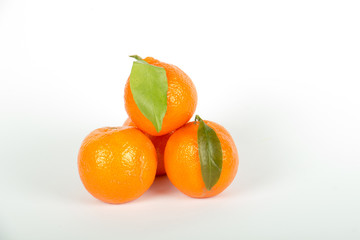 Mandarin,White background