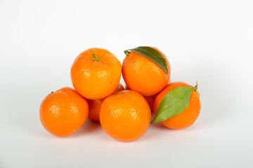Mandarin,White background