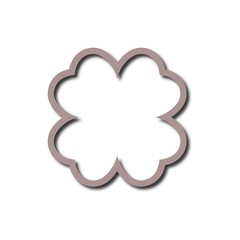Simple Four Leaf Clover icon