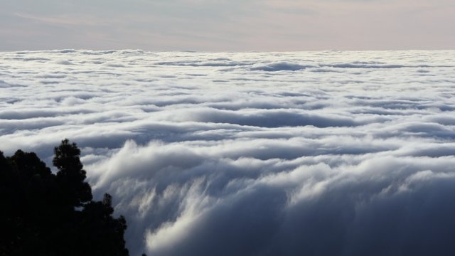 4K Time Lapse Wolkenzug &uuml;ber dem Atlantik vor La Palma