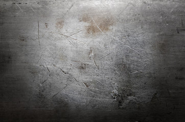 Scratched metal background