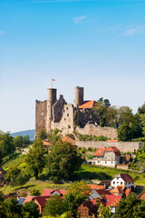 Ruins of Hanstein Castle in Germany