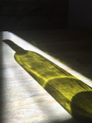 wine in light