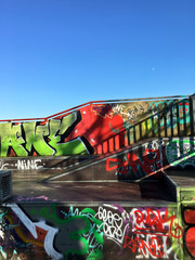 Skater Bahn, Norderstedt, Graffiti