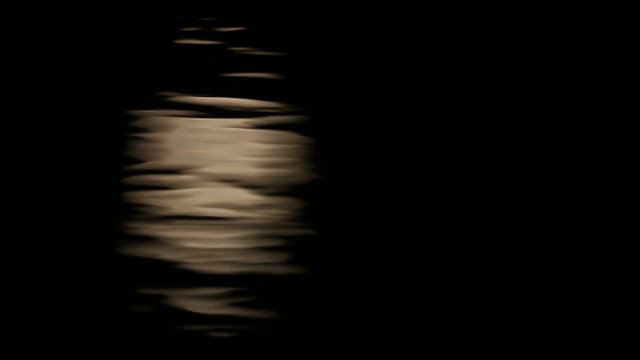 The Moon Reflected in The Water