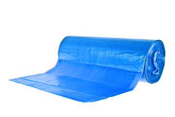 Garbage bag on a white background