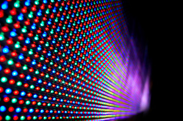 photo LED PANEL in the long term with a blurred background