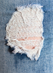 Obraz na płótnie Canvas ripped jeans