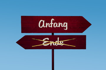 Schild 48 - Anfang