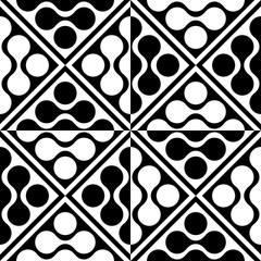Seamless Curved Shape Pattern