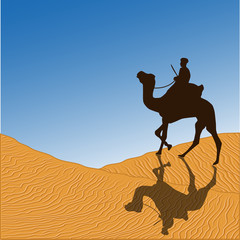 Caravan with camels