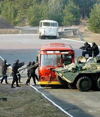 Hostage release operation