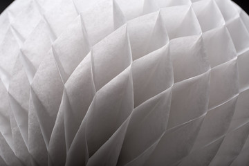 White paper origami