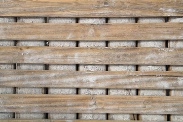 wooden walkway detail