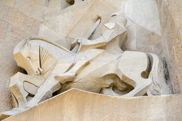 Sculture sur la Sagrada Família