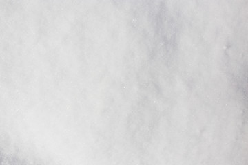 White background of snow on the nature