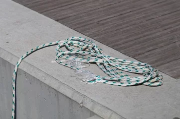  nautical rope on the pier © steuccio79