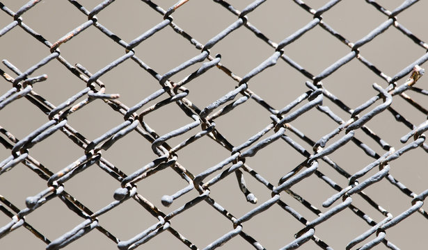 background rusty grid