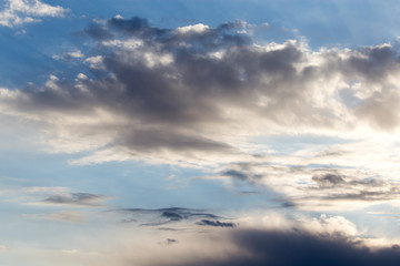 Obraz premium beautiful sky with clouds at dawn