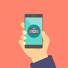 Mobile phone vector graphics