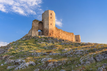 Fototapeta na wymiar antique fortress ruins. Enisala, Romania