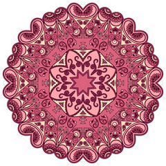 Vector color mandala.
